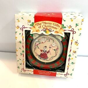 Vtg Kmart 1993 The Merry Gifts Of Christmas Ornament Two Turtle Doves EUC